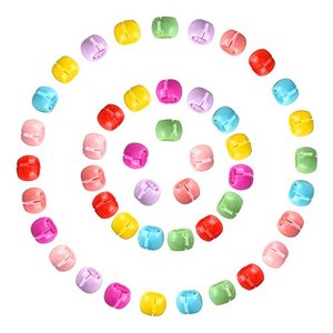 Mini Haarclips in Regenbogen-Farben