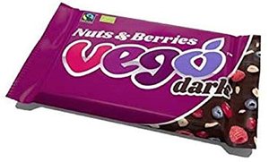 vego Chocolate Zartbitterschokolade "Vego" mit Nüssen & Beeren, vegan (85 g) - Bio