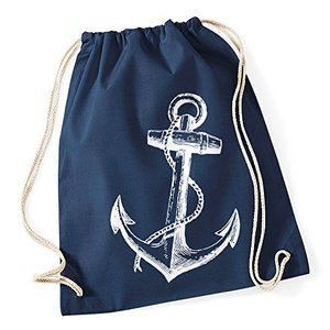 Turnbeutel Anker Hipster Beutel Tasche