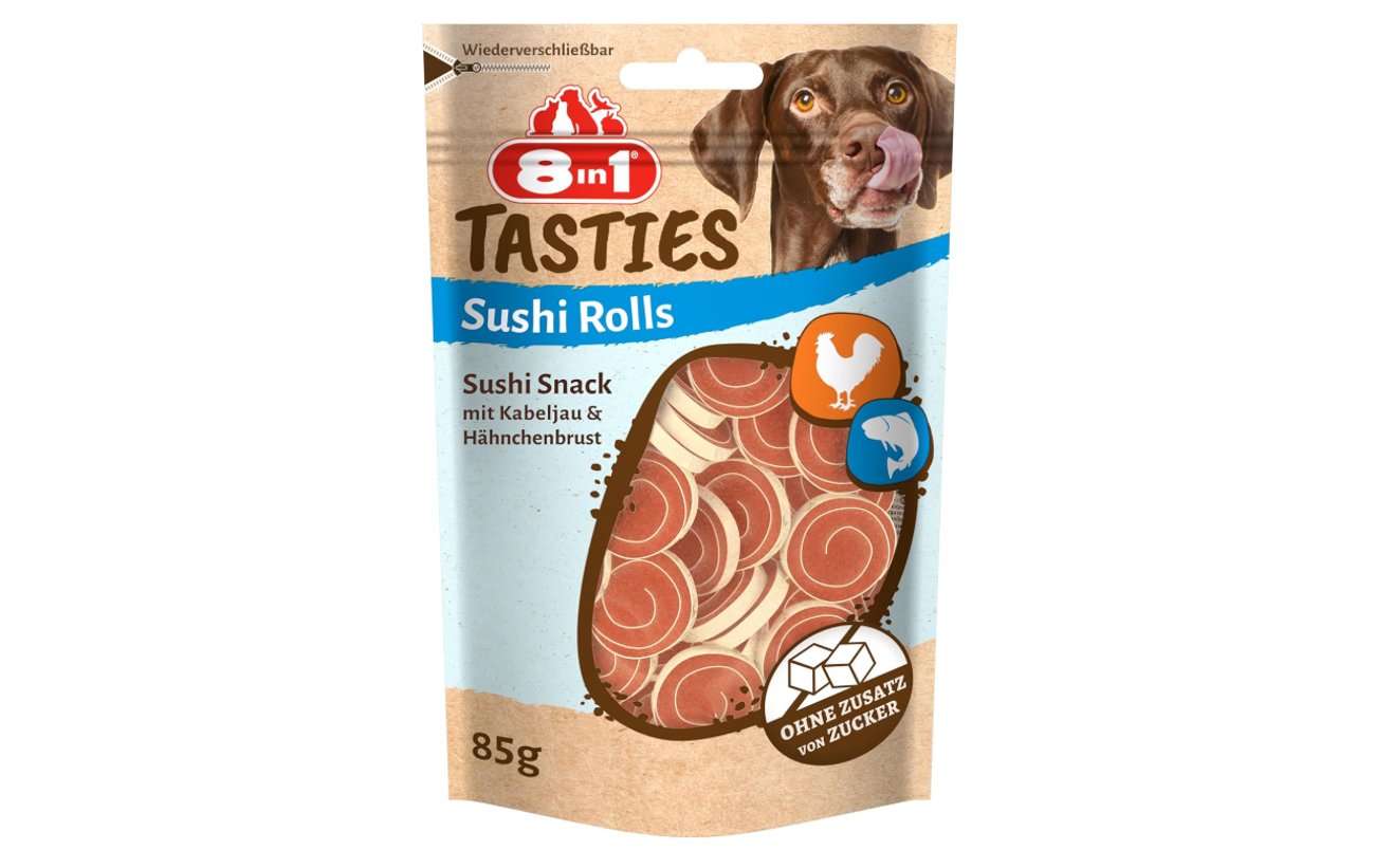 8-in-1 Tasties Sushi Rolls Hunde-Snack