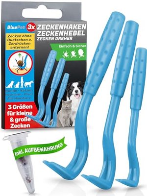 BluePet 3er Set Zeckenhaken