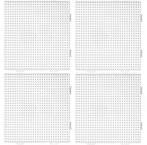 Hama 4 Stück Midi 234 Stiftplatte für Bügelperlen