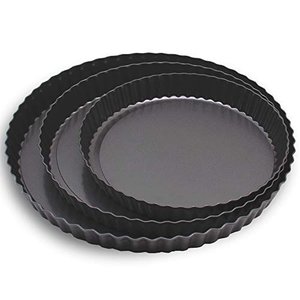 Grandwish 3 Stück Tarteform mit Hebeboden, 20/24/28 CM