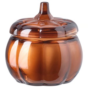 Duftkerze im Glas - Würziger Kürbis/braun 20 Std.