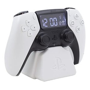 Paladone PlayStation White PS5 Controller Alarm Clock, Officially Licensed Merchandise