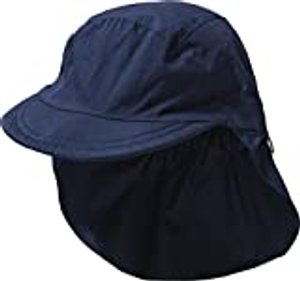 Sterntaler Unisex Schirmmütze mit Nackenschutz, Blau (marine 300), 55 cm