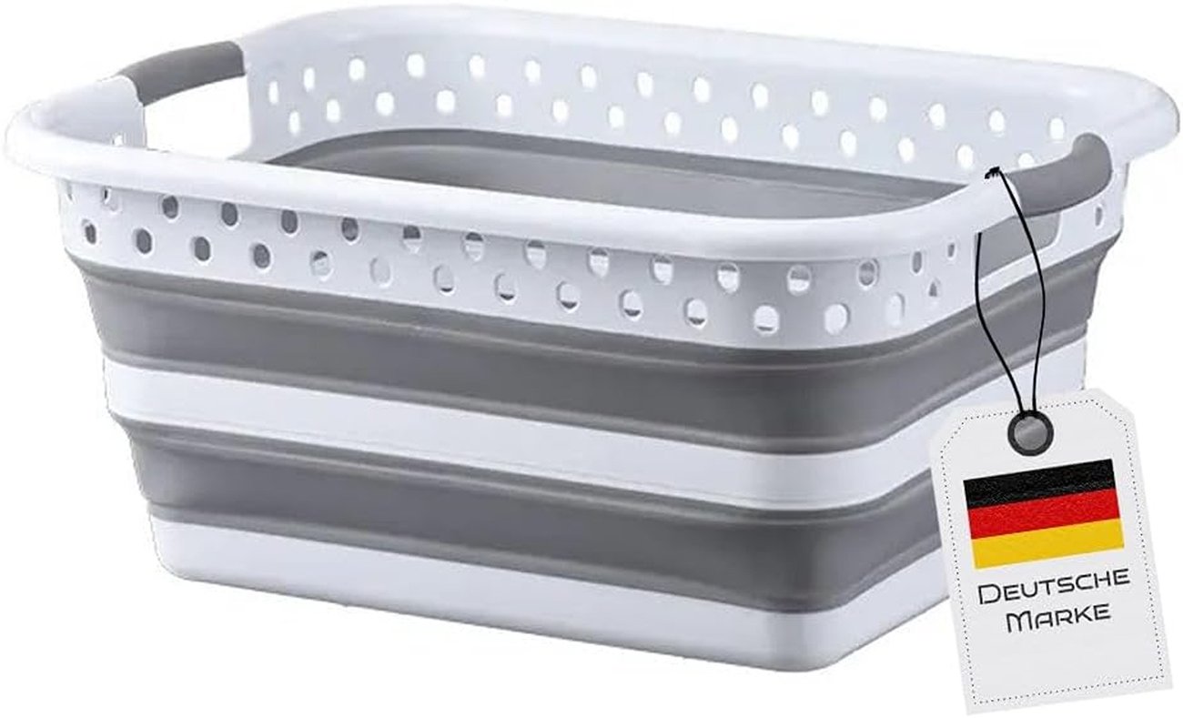 König Design Faltbarer Wäschekorb