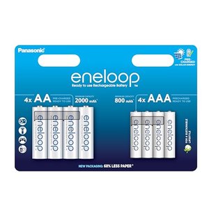 Panasonic eneloop AA/AAA Akkus 8er-Pack