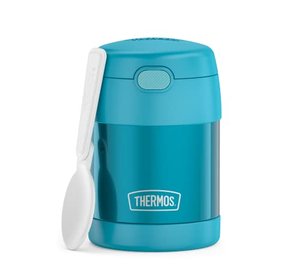 THERMOS kids FUNTAINER FOOD JAR 0,30l, ocean teal, Thermobehälter für Essen mit Löffel für Kinder, 5