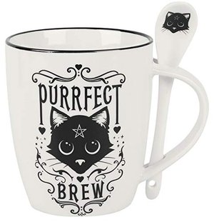 Alchemy Gothic Tasse und Löffel Set