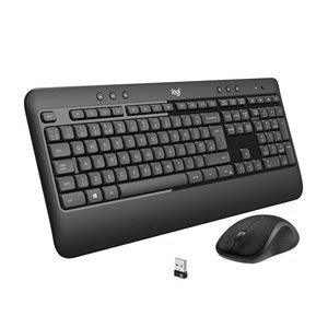 Logitech MK540 Advanced Kabellose Tastatur und Maus Combo für Windows, 2,4 GHz Unifying USB-Empfänge