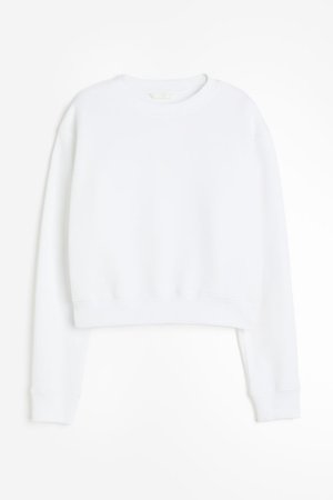 Sweatshirt - Weiß