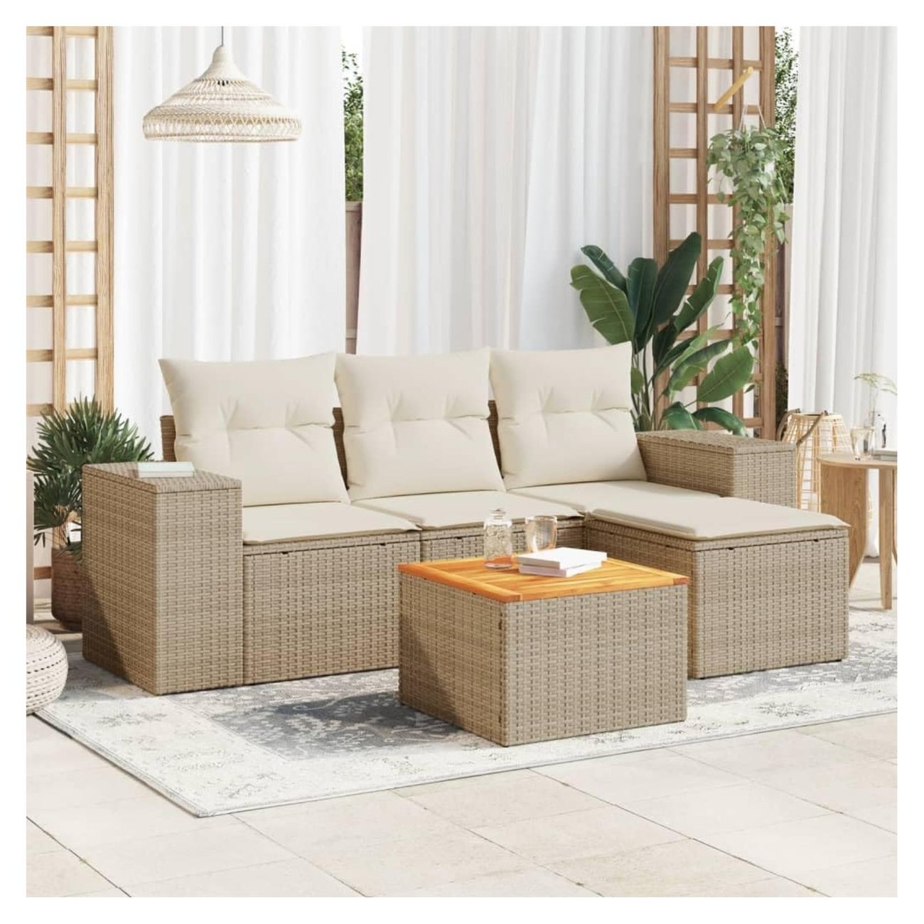 IKAYAA Gartenlounge
