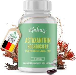 Vitabay Astaxanthin Hochdosiert VEGAN