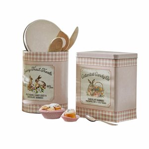 Vorratsdose Dose 2er Set Cottontail rosa