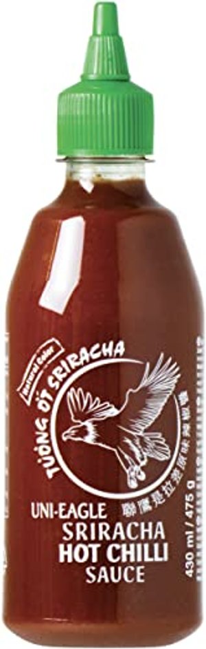 Sriracha scharf – mit Chilies & Knoblauch ohne Geschmacksverstärker