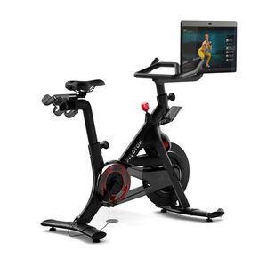 Peloton Bike+ | Indoor Stationary Exercise Bike with 24” HD, Anti-Reflective Rotating Touchscreen, B