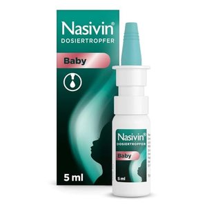 Nasivin Dosiertropfer ohne Konservierungsstoffe Baby, 5 ml Lösung