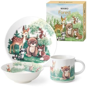 MIAMIO - 3er-Set Kindergeschirr | Porzellan