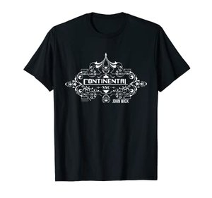 John Wick Continental Weißes Logo T-Shirt