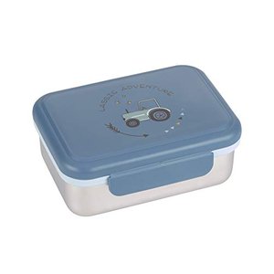 LÄSSIG Kinder Brotdose Edelstahl Lunchbox