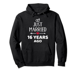 16. Hochzeitstag Pullover Hoodie