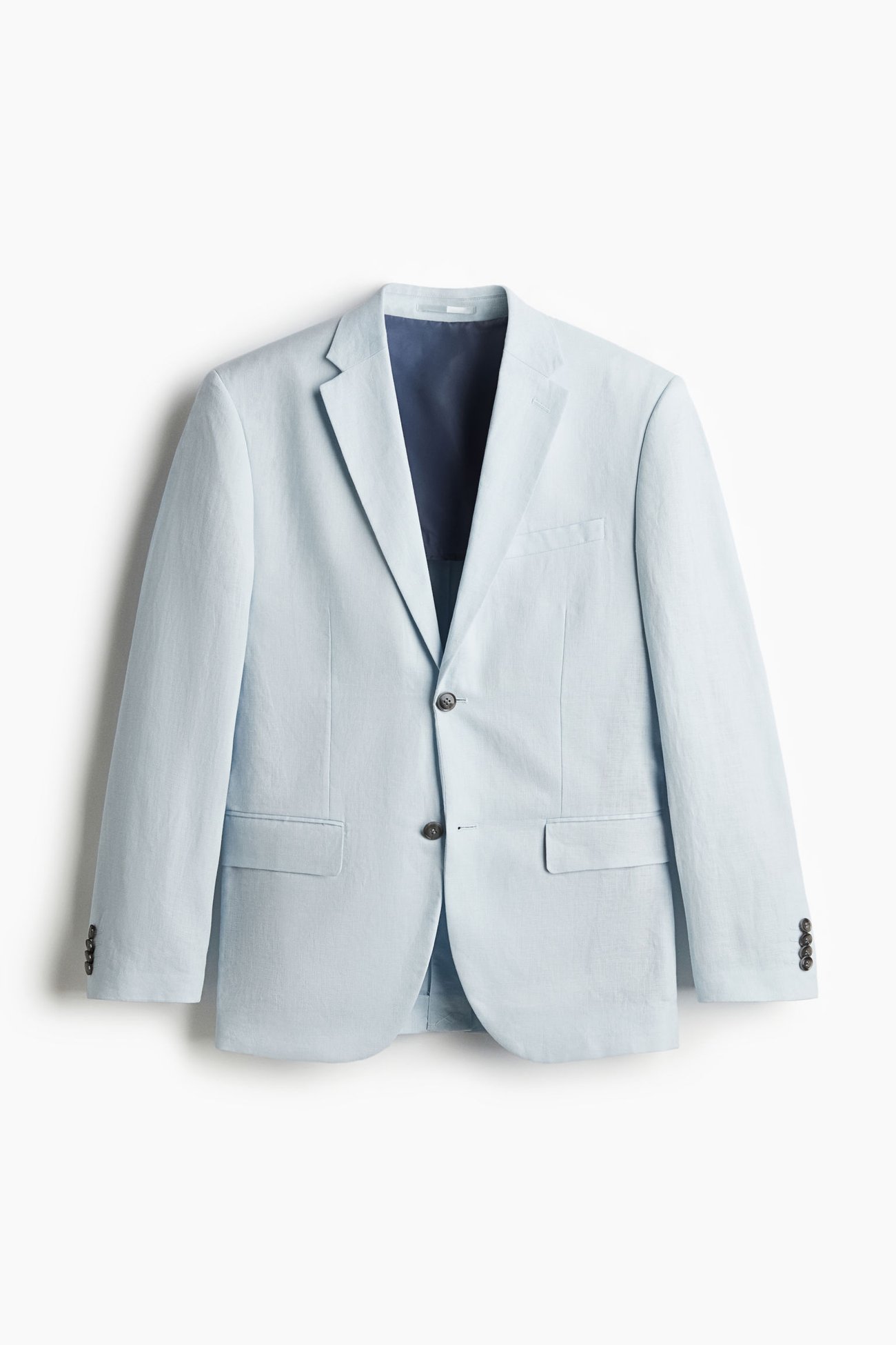 Leinenblazer Blau