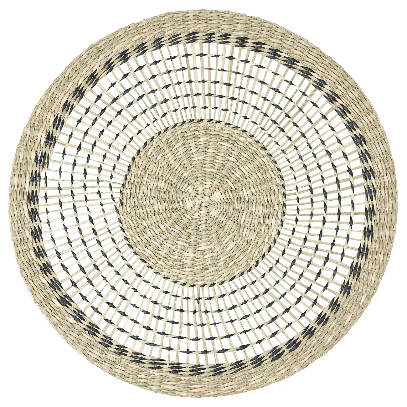 PENNFISK Tischset - naturfarben/Riedgras Handarbeit 37 cm