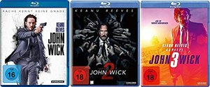 John Wick 1-3 Kapitel 1+2+3 / Teil 1+2+3 [Blu-ray Set]