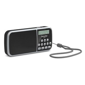 TechniSat VIOLA 3 – portables DAB Radio (DAB+, UKW, LCD Display, Kopfhöreranschluss, USB, Aux-In, LE