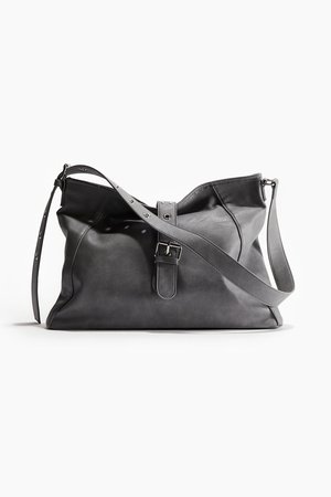 Beschichtete Crossbody-Tasche - Grau