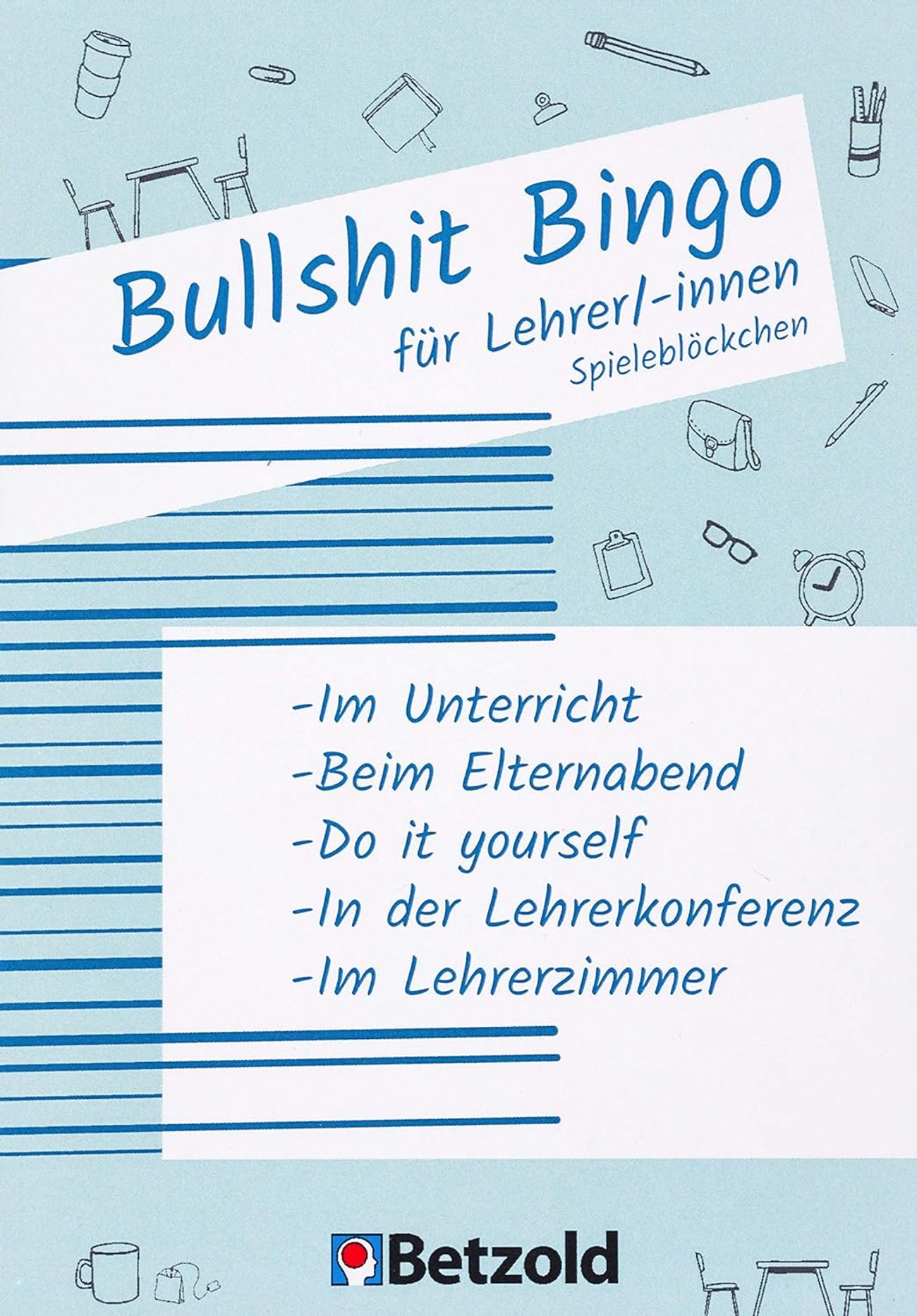 Betzold - Bullshit-Bingo Spieleblöckchen