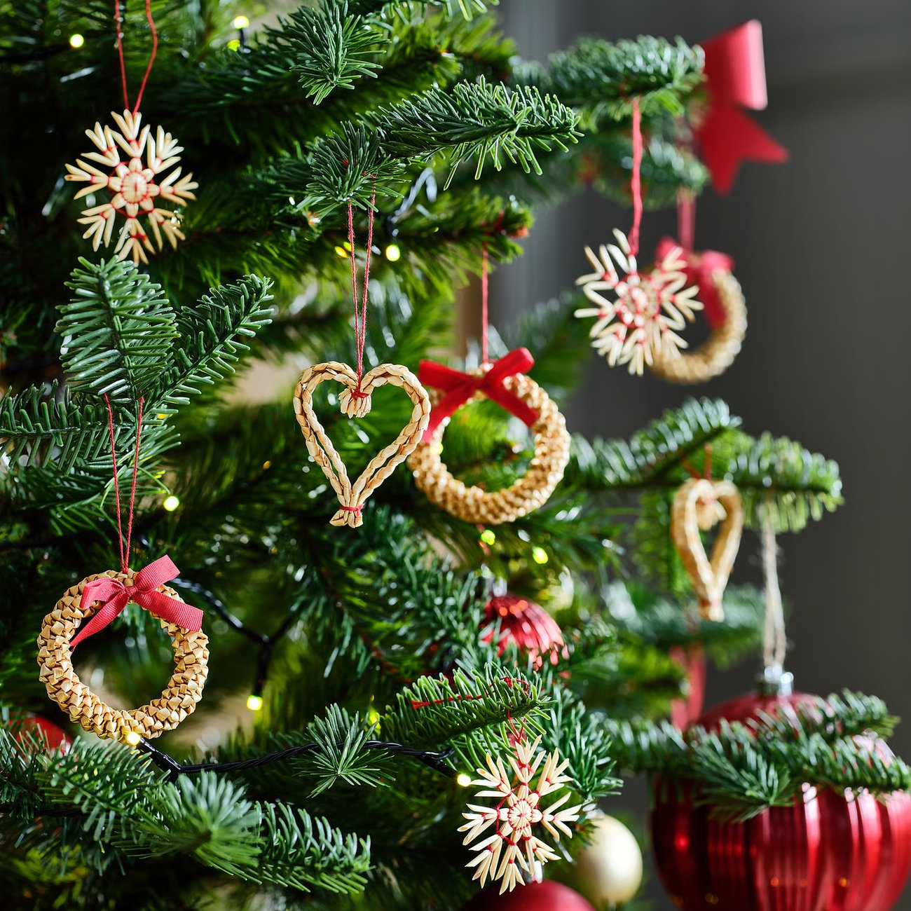 VINTERFINT Anhänger aus Stroh