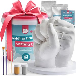 chuckle 3D Handabdruck Set für Paare