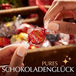 Lindt LINDOR Schokoladen Kugeln Klassische Mischung | ca. 80 Schokoladen Kugeln