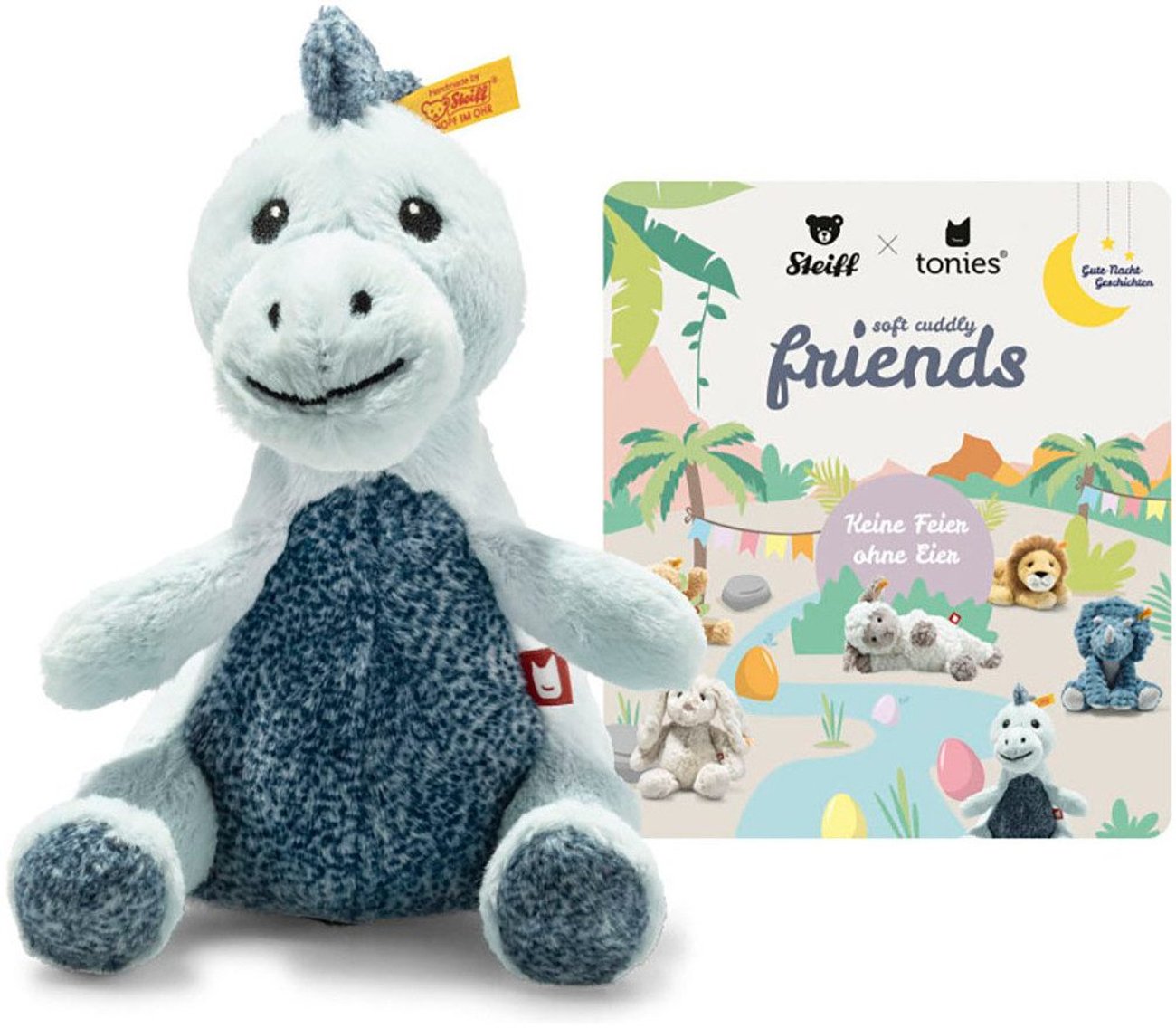 Hörspielfigur Steiff Soft Cuddly Friends mit Hörspiel - Joshi Baby T-Rex