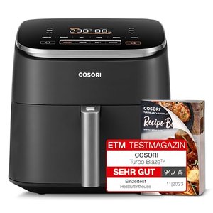 COSORI Heißluftfritteuse XXL Turbo Blaze, 6L Airfryer