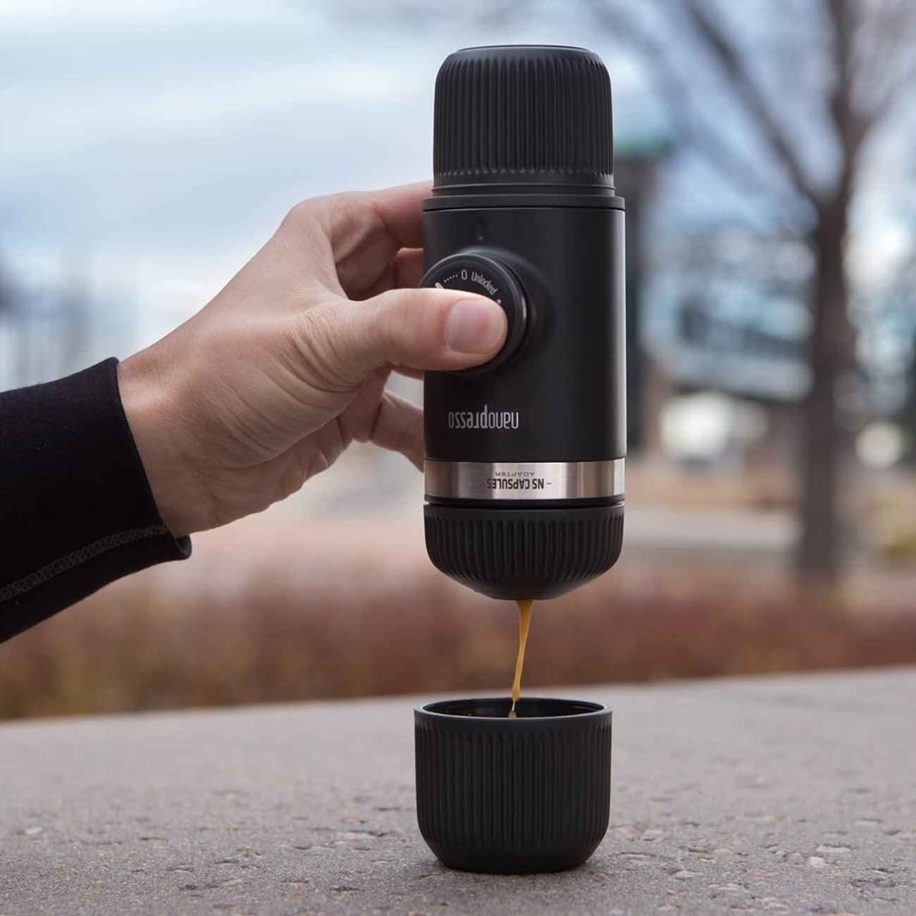 WACACO Nanopresso Tragbare Espressomaschine