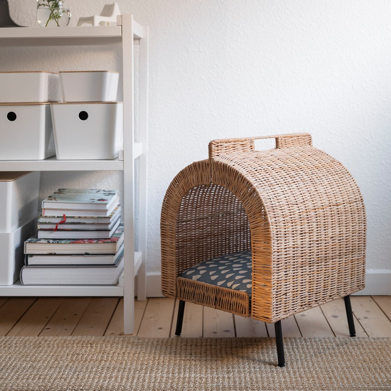 UTSÅDD Katzenhaus aus Rattan