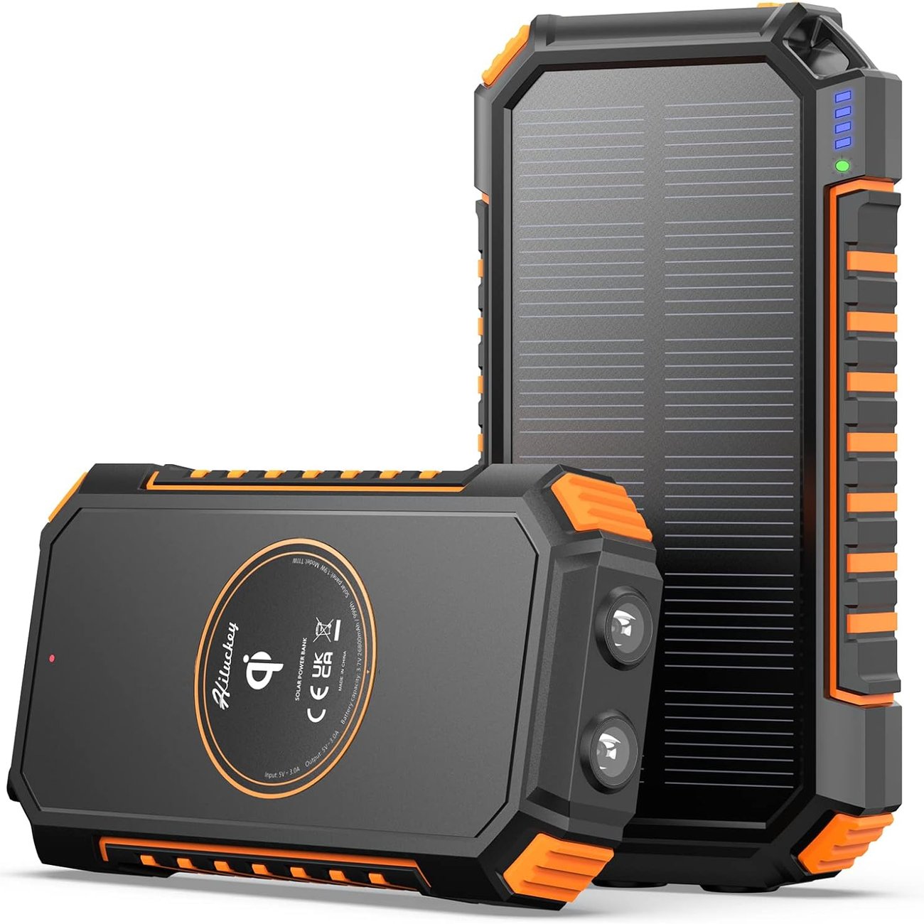 Hiluckey Wireless Solar Powerbank 26800mAh