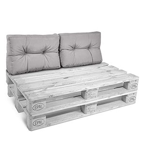 Beautissu 2X Outdoor-Palettenkissen