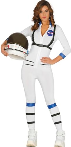 Guirca 84947.0 Astronauten-Kostüm für Erwachsene, Damen, weiß, Talla 36-40