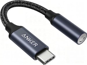 Anker USB-C auf 3,5‑mm-Kopfhöreranschluss Adapter kompatibel mit Samsung S20 und mehr