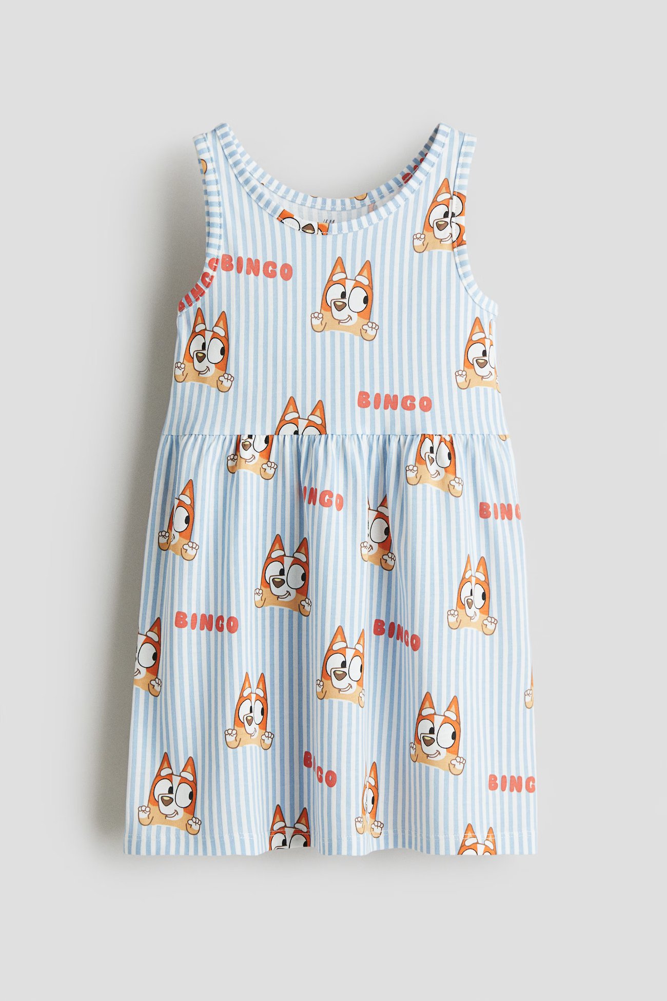 Bedrucktes Baumwollkleid - Weiß - Kinder