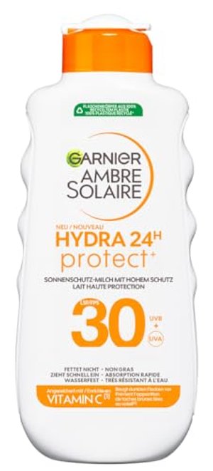 Garnier Ambre Solaire Hydra Protect+ Sonnenschutz-Milch 24h LSF 30