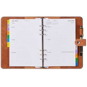 Nachfüllbarer Terminplaner/Wochenplaner mit Tabs