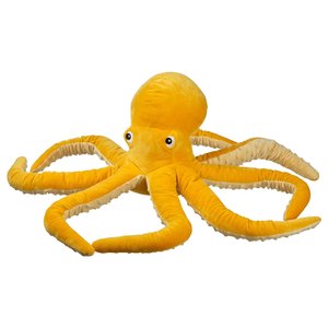 BLÅVINGAD Stoffspielzeug - Oktopus/gelb 50 cm