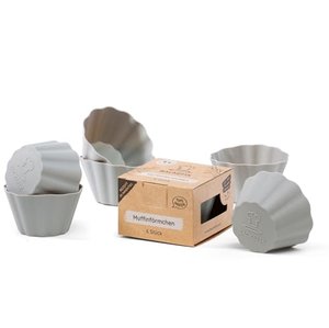 Backefix 6er Set Silikon-Muffinförmchen