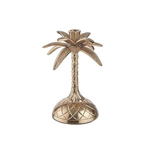 BUTLERS GOLDEN Nature Kerzenhalter Palme