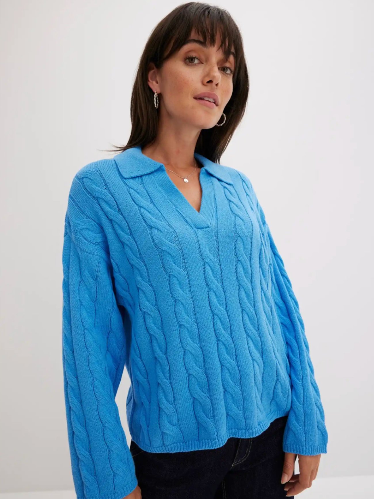 Oversize Pullover aus weichem Kaschmir-Mix